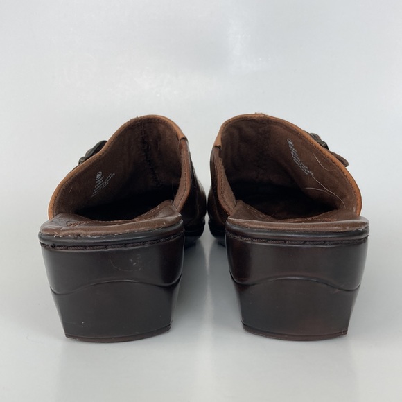 Michel M Peggy Brown Leather Clog - Picture 5 of 13